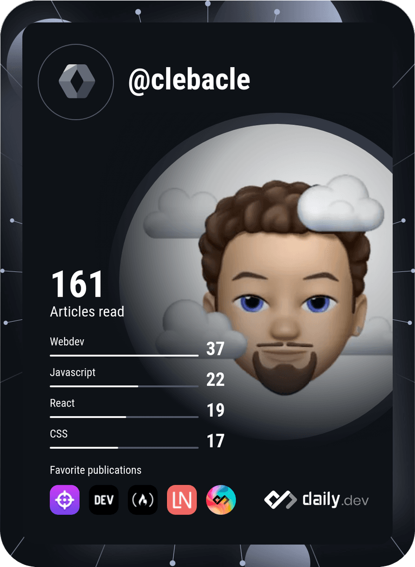 Célian Lebacle's Dev Card